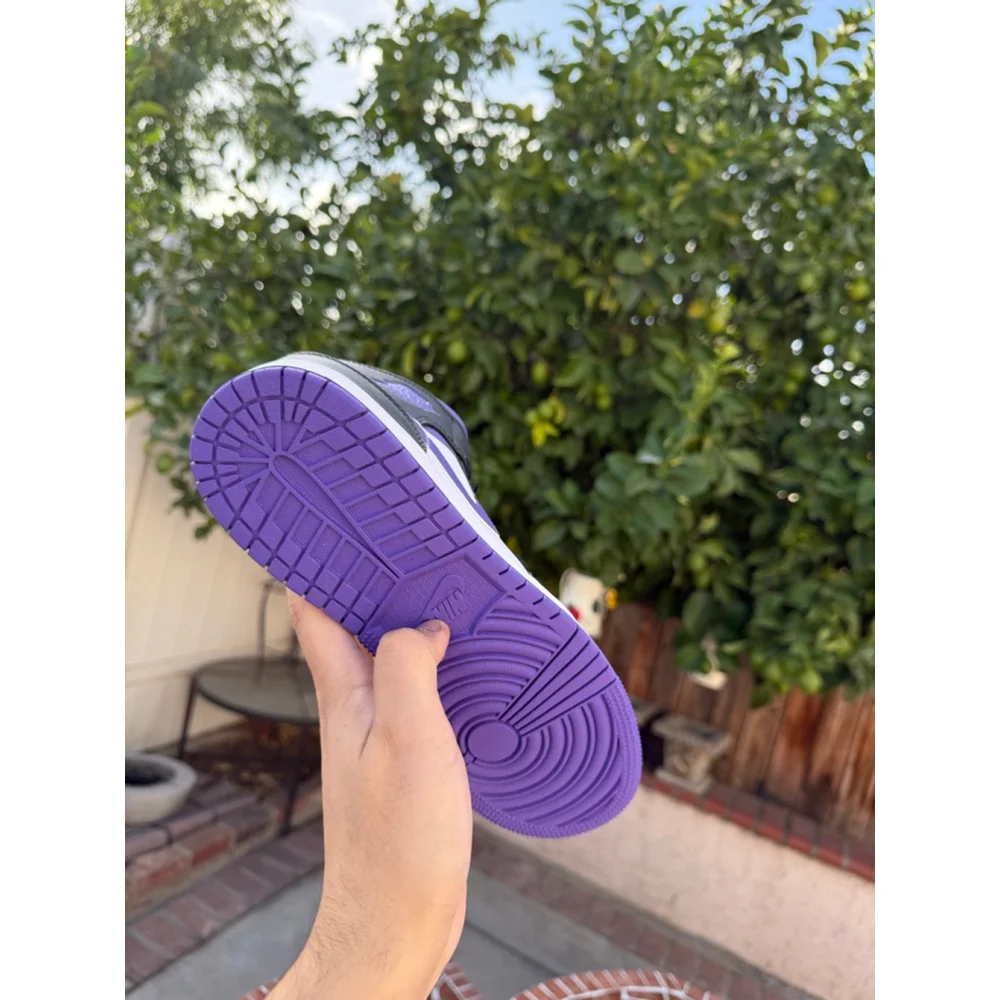 Nike Air Jordan 1 mid iris purple 554725-095 8w or 6.5 kids